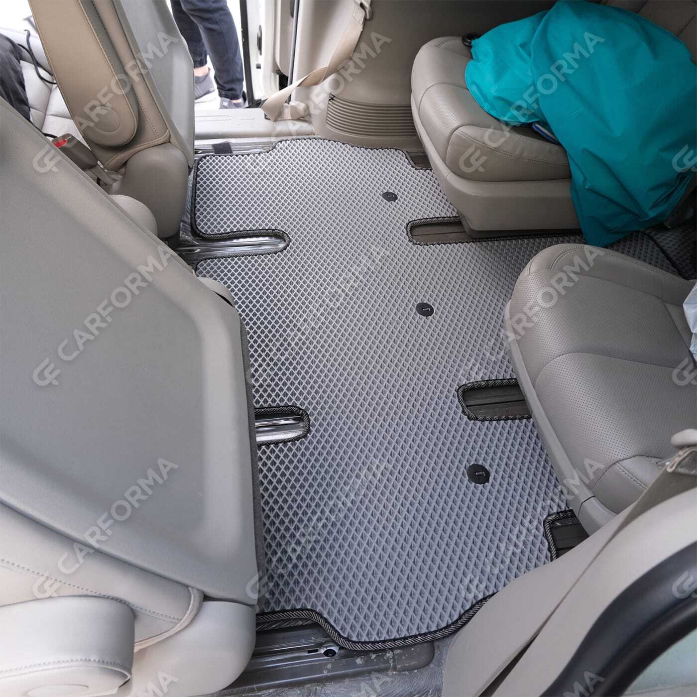 Ворсовые коврики на KIA Carnival III 9 мест и 11 мест 2014&nbsp;-&nbsp;2021 в Таганроге