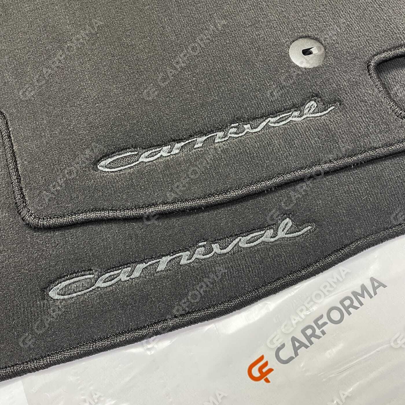 Ворсовые коврики на KIA Carnival III 7 мест 2014&nbsp;-&nbsp;2021 в Таганроге