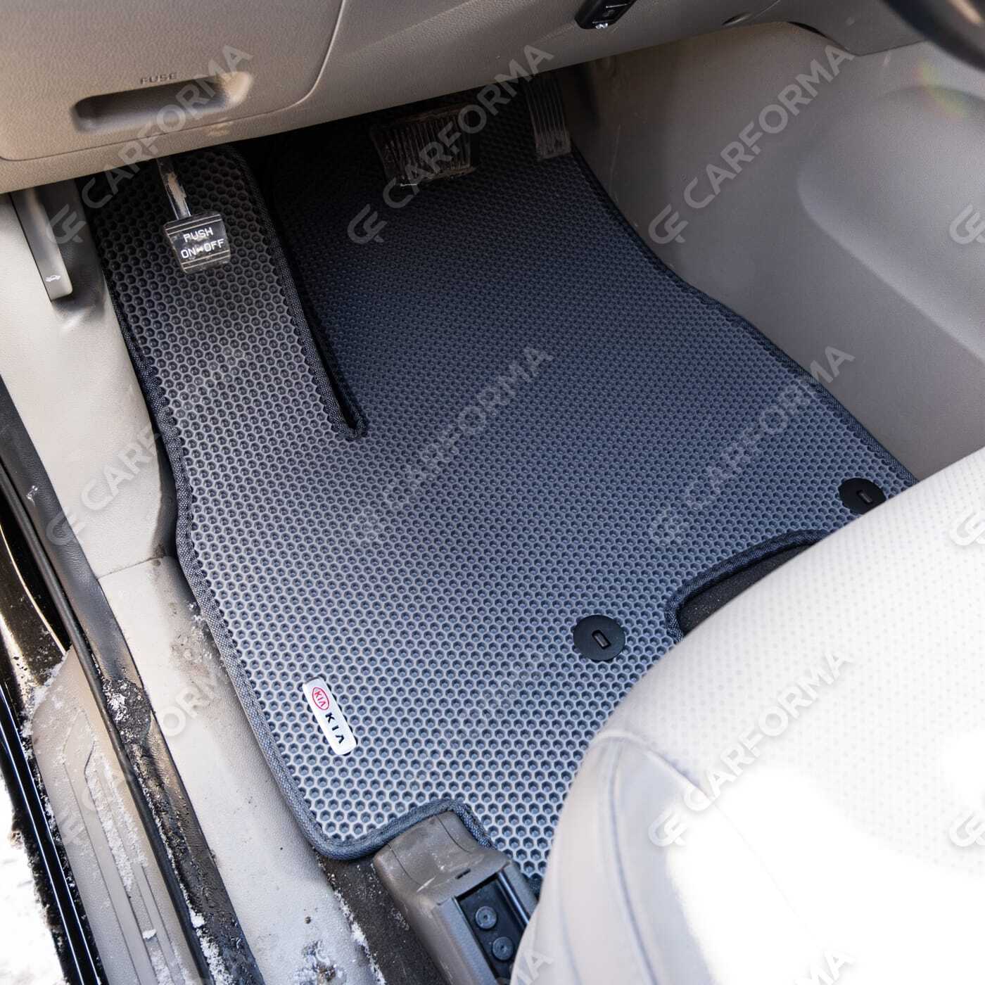 Ворсовые коврики на KIA Carnival III 7 мест 2014&nbsp;-&nbsp;2021 в Таганроге