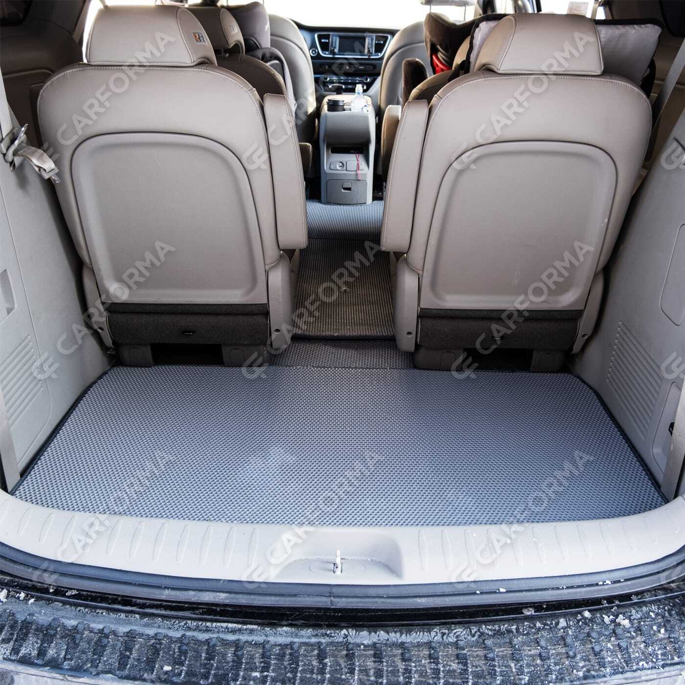 Ворсовые коврики на KIA Carnival III 9 мест и 11 мест 2014&nbsp;-&nbsp;2021 в Таганроге