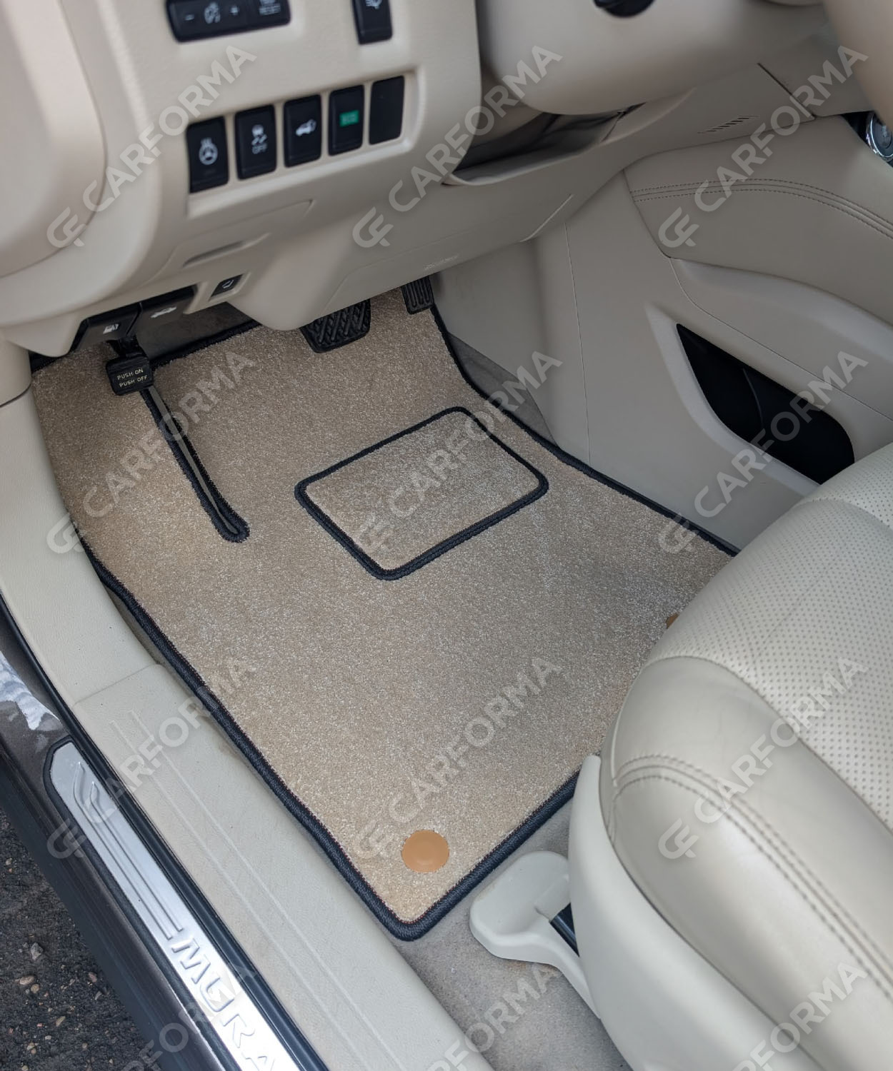 Ворсовые коврики на Nissan Murano (Z52) 2014&nbsp;-&nbsp;2022 в Таганроге