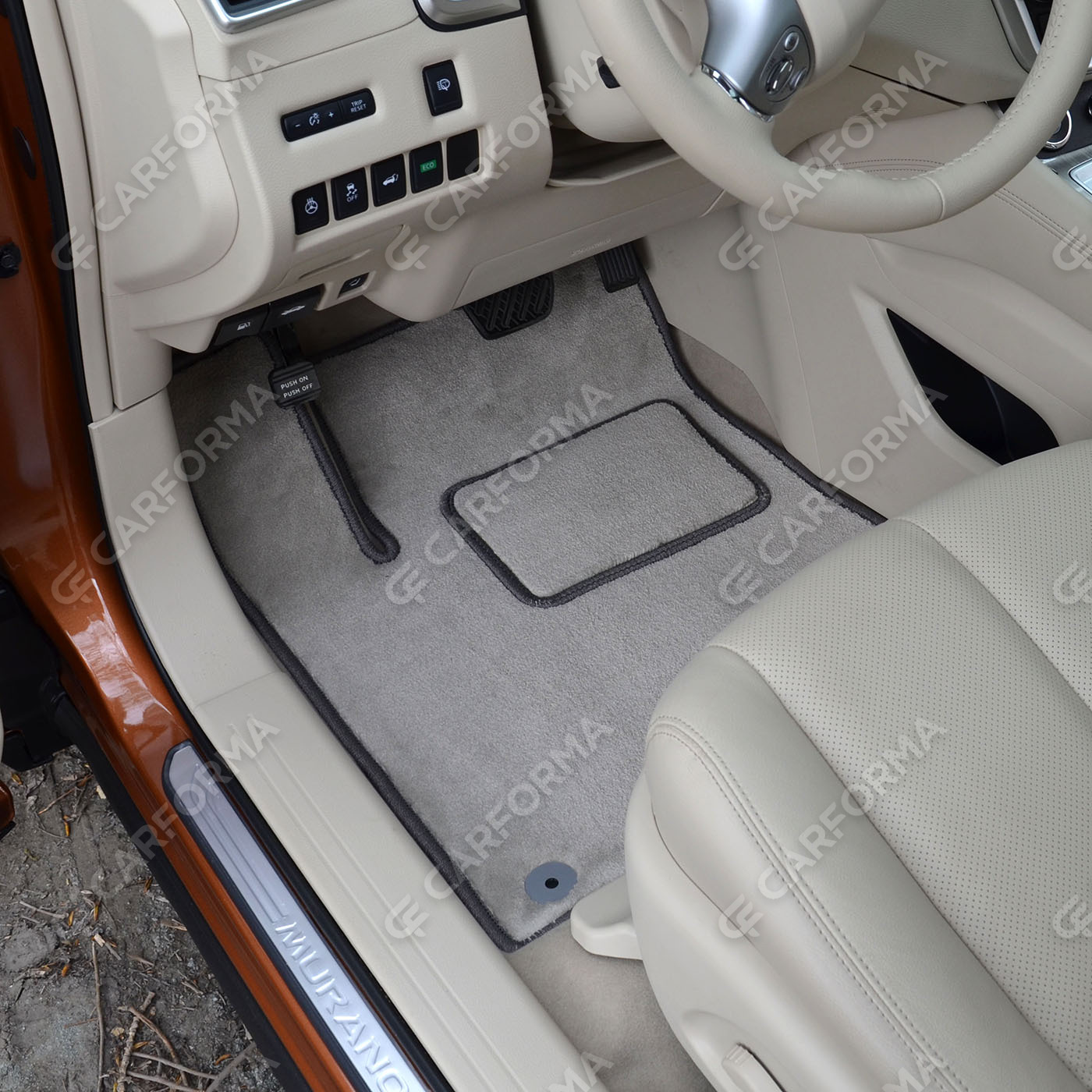 Ворсовые коврики на Nissan Murano (Z52) 2014&nbsp;-&nbsp;2022 в Таганроге