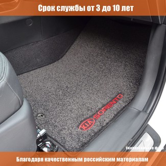 Ворсовые коврики на Mitsubishi Pajero Junior 1995 - 1998 в Таганроге