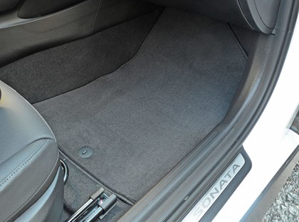 Ворсовые коврики на Hyundai Sonata 8 (DN8) 2019 - 2025 в Таганроге