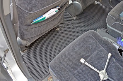 Ворсовые коврики на Honda Odyssey II 1998 - 2004 в Таганроге