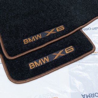 Ворсовые коврики на BMW X6 (F16) 2014 - 2019 в Таганроге