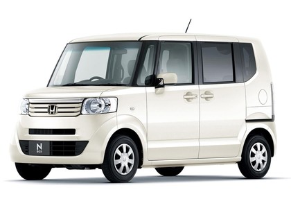 Ворсовые коврики на Honda N-BOX I 2011 - 2017 в Таганроге