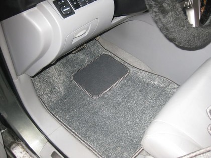 Ворсовые коврики на Toyota Highlander II 2007 - 2013 в Таганроге