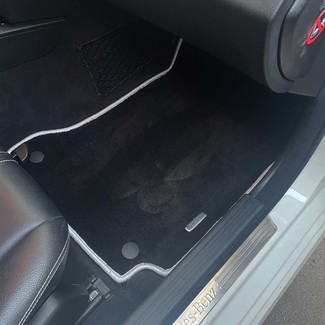 Ворсовые коврики на Mercedes C (W204) 2007 - 2015 в Таганроге