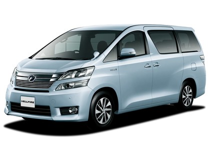 Ворсовые коврики на Toyota Vellfire (H20) 2008 - 2015 в Таганроге