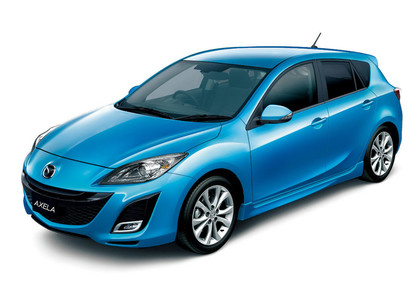 Ворсовые коврики на Mazda Axela II 2009 - 2013 в Таганроге