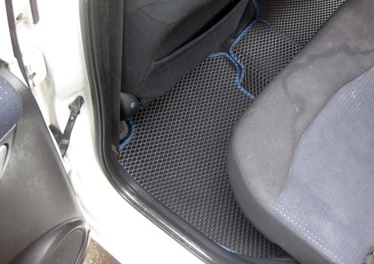 Ворсовые коврики на Honda Fit II 2007 - 2013 в Таганроге