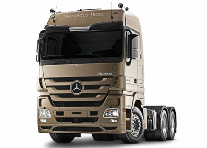 Ворсовые коврики на Mercedes Actros MP3 тягач 2008 - 2020 в Таганроге