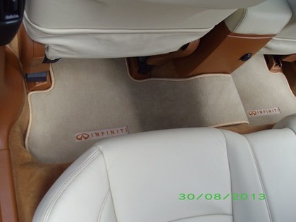 Ворсовые коврики на Infiniti FX I 2003 - 2008 в Таганроге