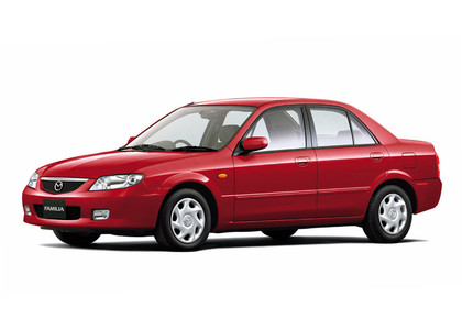 Ворсовые коврики на Mazda Familia (BJ) 1998 - 2003 в Таганроге
