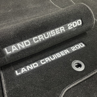 Ворсовые коврики на Toyota Land Cruiser 200 2007 - 2021 в Таганроге