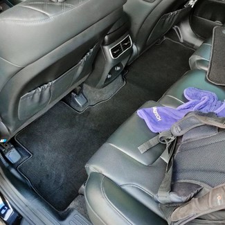 Ворсовые коврики на Hyundai Santa Fe IV рестайлинг 2020 - 2025 в Таганроге