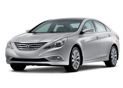 Ворсовые коврики на Hyundai Sonata 6 (YF) 2009 - 2014 в Таганроге