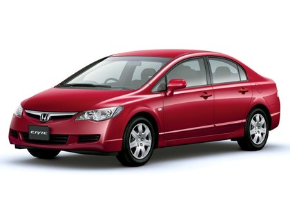 Ворсовые коврики на Honda Civic VIII 4d 2006 - 2011 в Таганроге