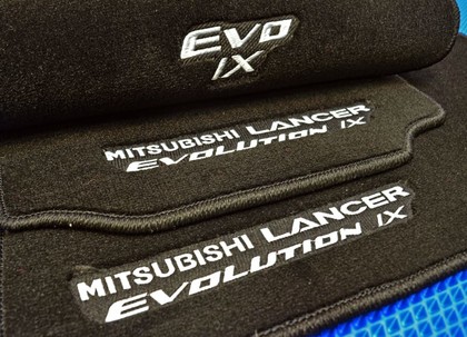 Ворсовые коврики на Mitsubishi Lancer Evolution IX 2005 - 2007 в Таганроге
