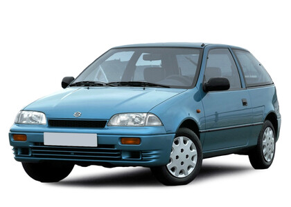Ворсовые коврики на Suzuki Swift II Европа 1989 - 2004 в Таганроге