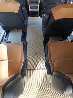 Ворсовые коврики на KIA Carnival IV 9 мест 2020 - 2025 в Таганроге