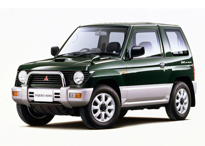 Ворсовые коврики на Mitsubishi Pajero Mini I 1994 - 1998 в Таганроге