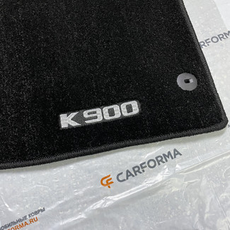 Ворсовые коврики на KIA K900 2018 - 2022 в Таганроге