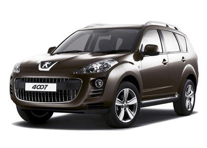 Ворсовые коврики на Peugeot 4007 2007 - 2012 в Таганроге
