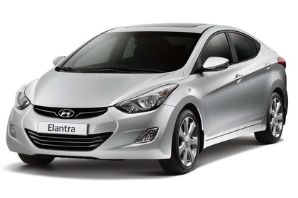 Ворсовые коврики на Hyundai Avante 5 (MD) 2010 - 2016 в Таганроге
