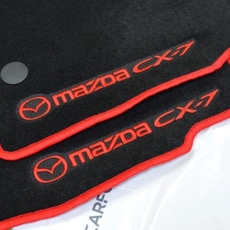 Ворсовые коврики на Mazda CX7 2006 - 2012 в Таганроге