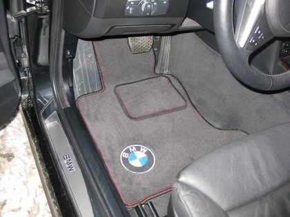 Ворсовые коврики на BMW 5 (E60/E61) 2003 - 2010 в Таганроге