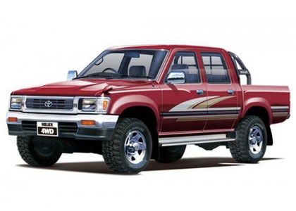 Ворсовые коврики на Toyota Hilux V 1988 - 1997 в Таганроге