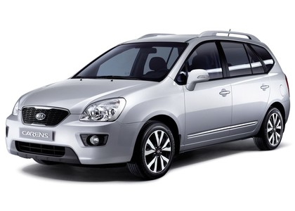 Ворсовые коврики на KIA Carens II 2006 - 2012 в Таганроге