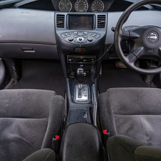Ворсовые коврики на Nissan Primera (P12) 2001 - 2008 в Таганроге