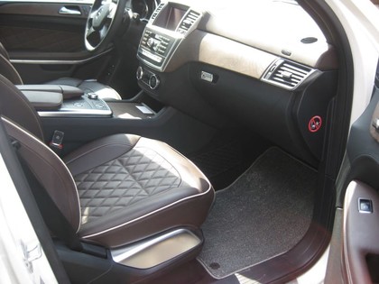 Ворсовые коврики на Mercedes GL (X166) 2012 - 2015 в Таганроге