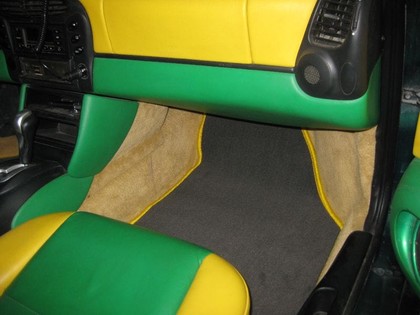 Ворсовые коврики на Porsche Boxster (986) 1996 - 2004 в Таганроге