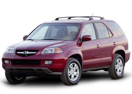 Ворсовые коврики на Acura MDX I 2000 - 2006 в Таганроге
