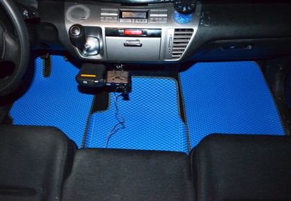 Ворсовые коврики на Honda FR-V 2004 - 2009 в Таганроге