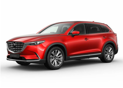 Ворсовые коврики на Mazda CX9 II 2015 - 2025 в Таганроге