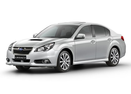 Ворсовые коврики на Subaru Legacy V 2009 - 2015 в Таганроге