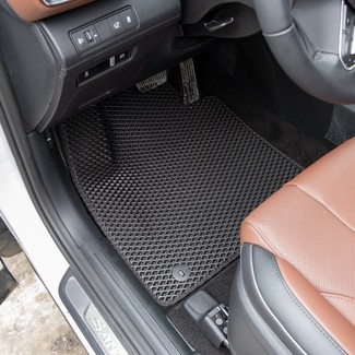 Ворсовые коврики на Hyundai Santa Fe IV рестайлинг 2020 - 2025 в Таганроге