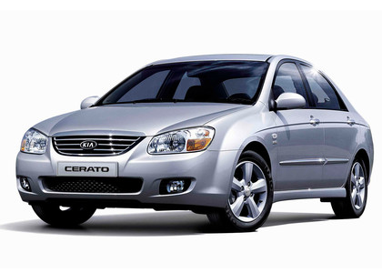 Ворсовые коврики на KIA Cerato I 2004 - 2008 в Таганроге