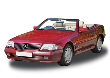 Ворсовые коврики на Mercedes SL (R129) 1989 - 2002 в Таганроге