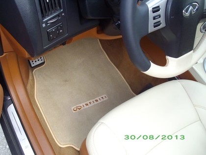 Ворсовые коврики на Infiniti FX I 2003 - 2008 в Таганроге