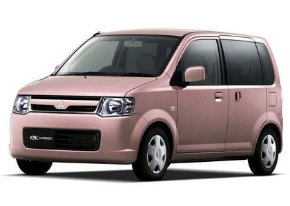 Ворсовые коврики на Mitsubishi eK Wagon II 2006 - 2013 в Таганроге