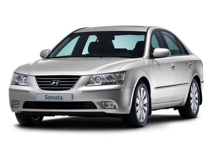 Ворсовые коврики на Hyundai Sonata 5 (NF) 2004 - 2010 в Таганроге