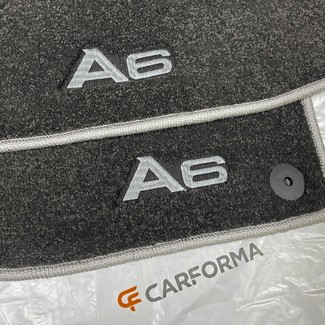 Ворсовые коврики на Audi A6 (C8) 2018 - 2025 в Таганроге