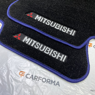 Ворсовые коврики на Mitsubishi Pajero Junior 1995 - 1998 в Таганроге