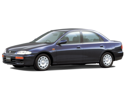 Ворсовые коврики на Mazda Familia (BH) 1994 - 1999 в Таганроге